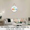 Summer Welcome Sign for Front Door, Hello Summer Wooden Signs Wall Decor, Popsicle Round Hanging Sign With Rope, Summer Decor For Home Front Door Porch, A10